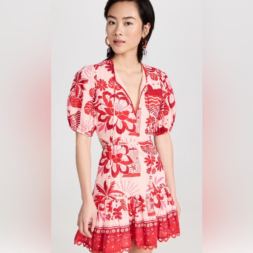 Farm Rio Tiles Off Dress